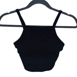 Pro-Fit Sports Bra Women's Seamless Padded Racerback Black Size Small